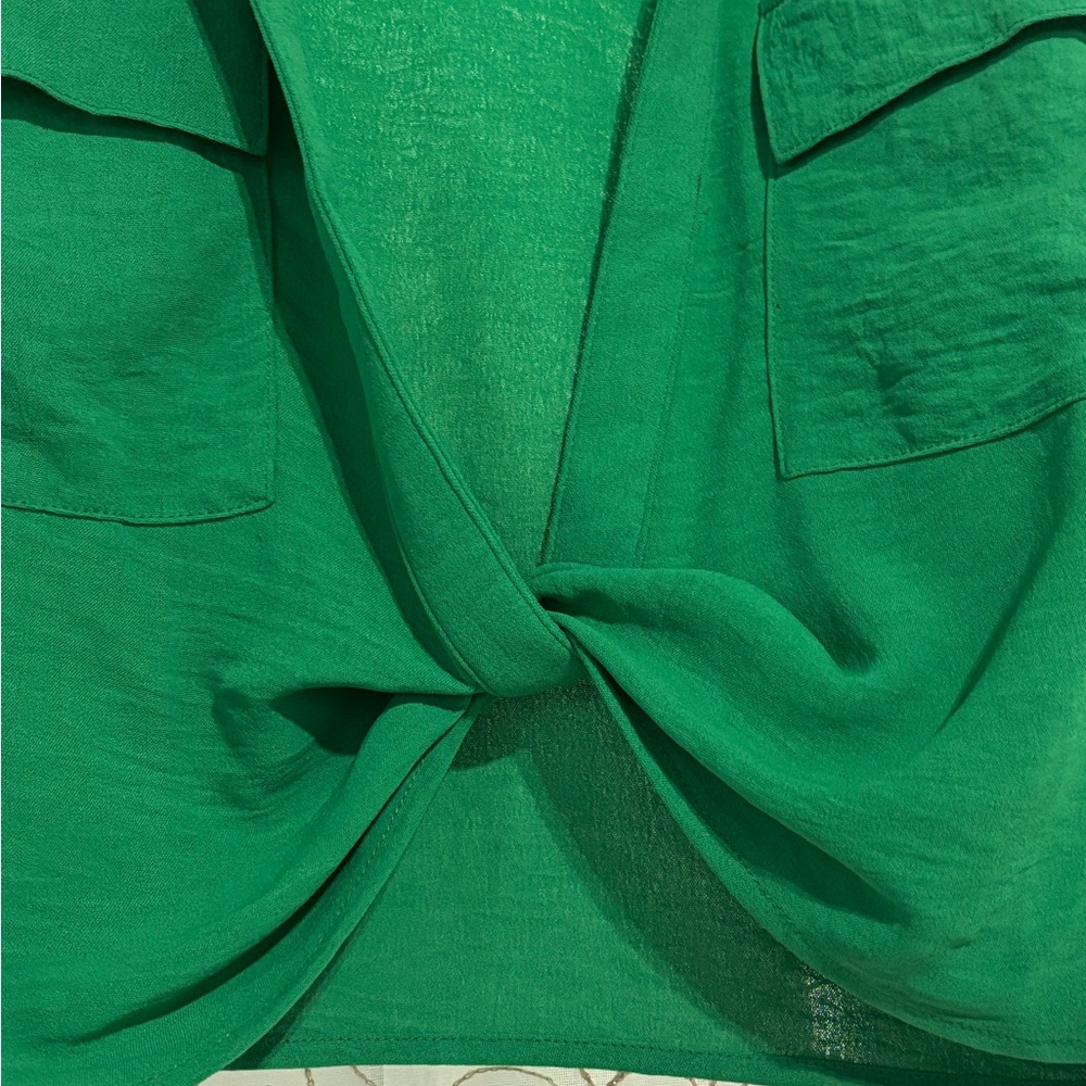 Love J Green Knot Front Shirt - Picture 4 of 7